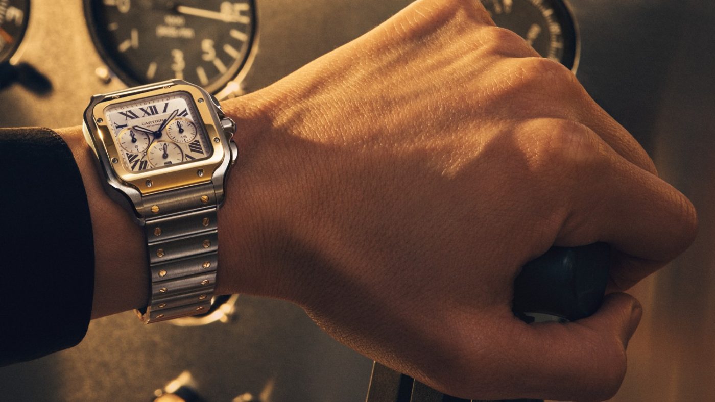 Santos De Cartier Chronograph: Cronógrafo de Herencia Aviadora