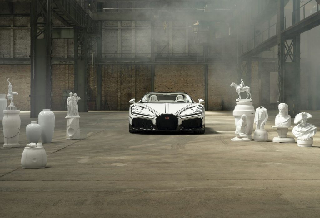 Bugatti W16 Mistral Blanc Éternel: Cuando la Porcelana se Convierte en Arte