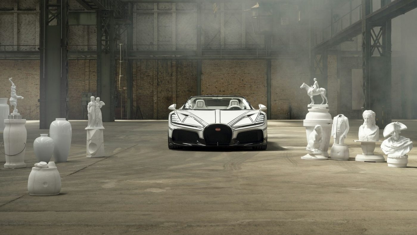 Bugatti W16 Mistral Blanc Éternel: Cuando la Porcelana se Convierte en Arte