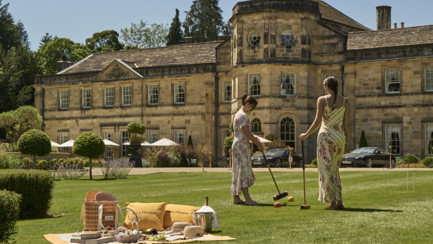 Grantley Hall Clicquot And Croquet Summer Experience: El verano más refinado llega a Yorkshire